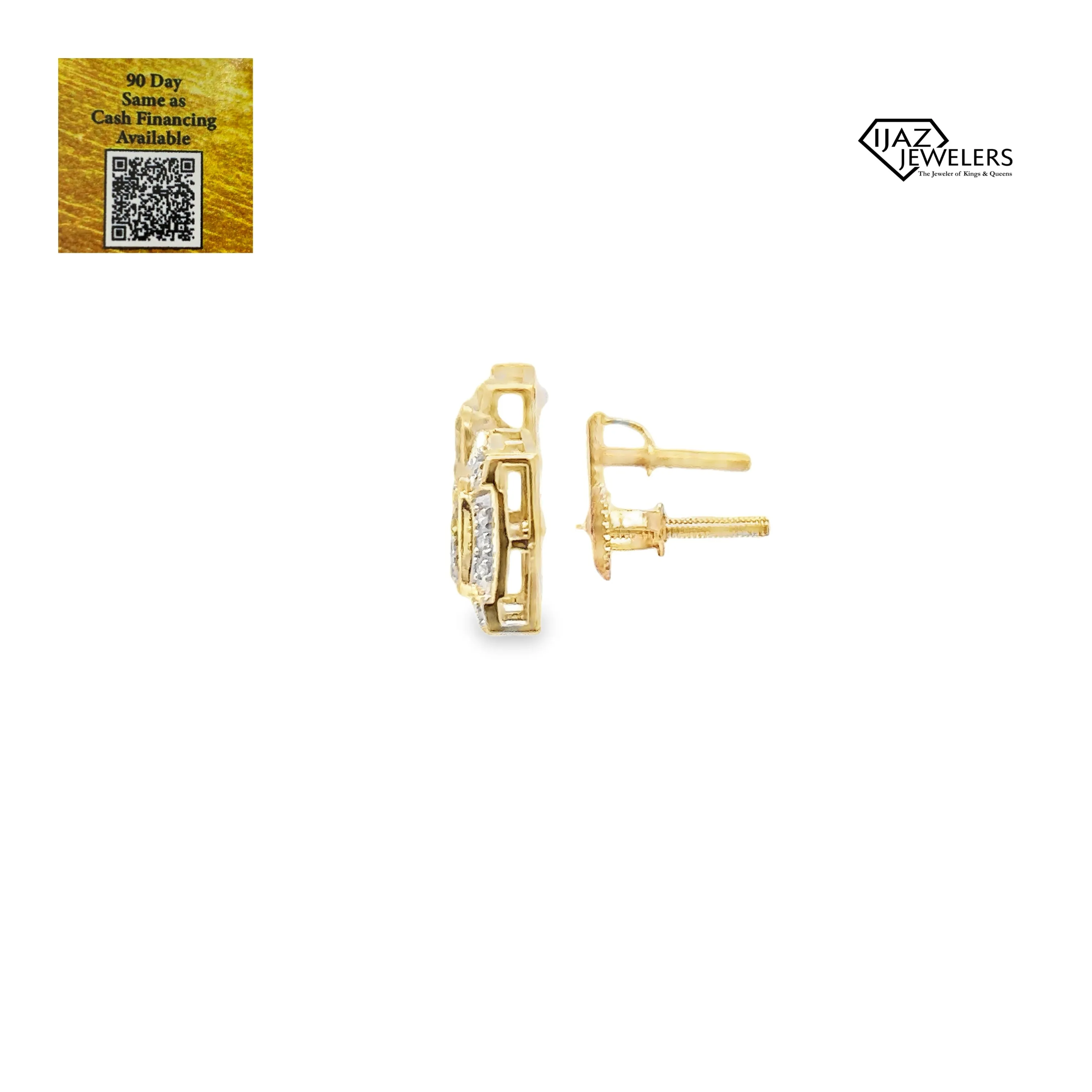10K Gold 0.15 CTW Diamond Earrings