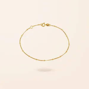 10K Gold Satellite Bracelet