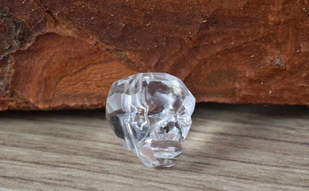 13x 15mm Crystal Skull Beads, Faceted, Skull Jewelry, Wholesale Crystal Charms, Skull Head, Crystals, Skull