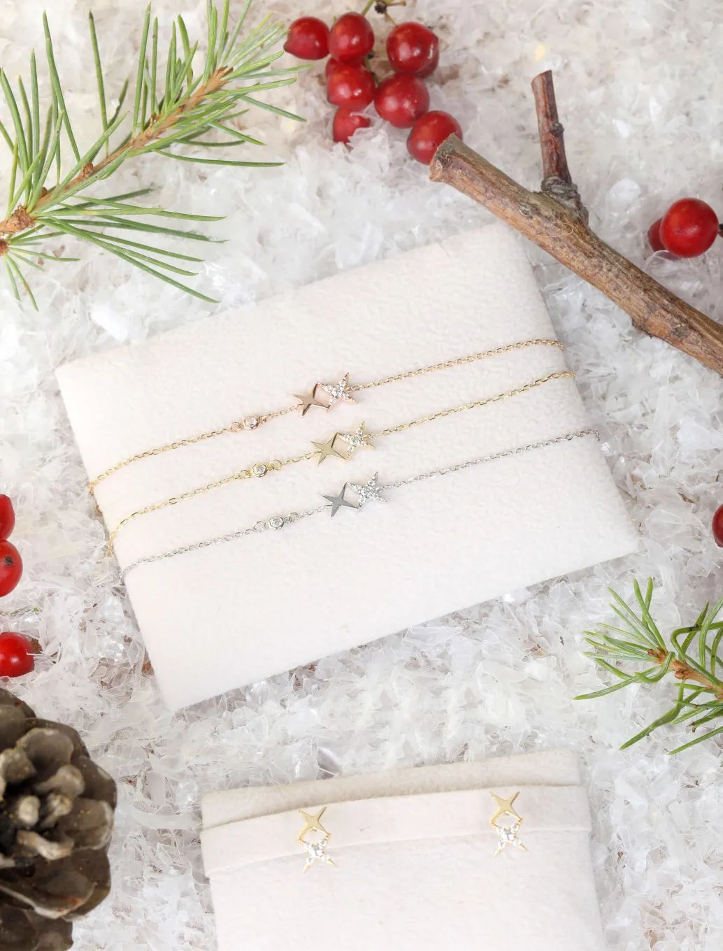 18K Gold Celestial Sparkle Emoji Bracelet
