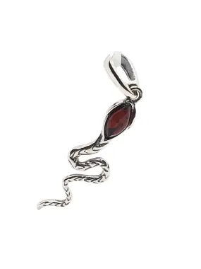 Amber Snake Necklace