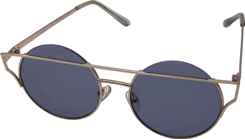 ASOS Metallic Round Frame Sunglasses One Size