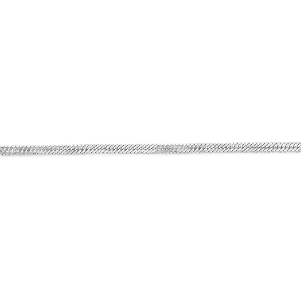 Aura by Martin Binder Platinum 4.3mm 12 Cut Link Chain Bracelet