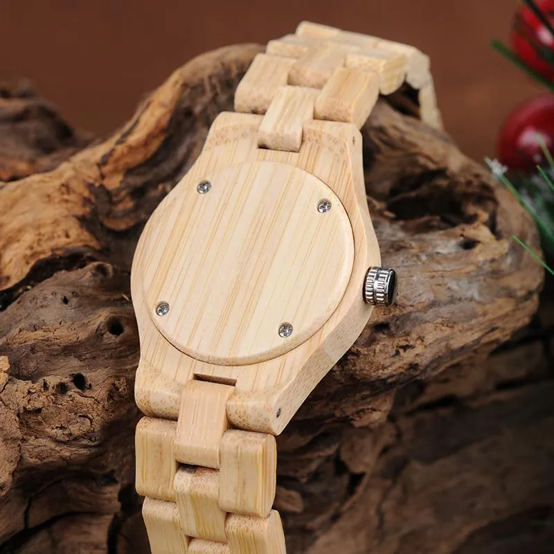 Bamboo/Wooden Jaguar/Leopard Watch for Ladies! Jaguars Fans LOOK!