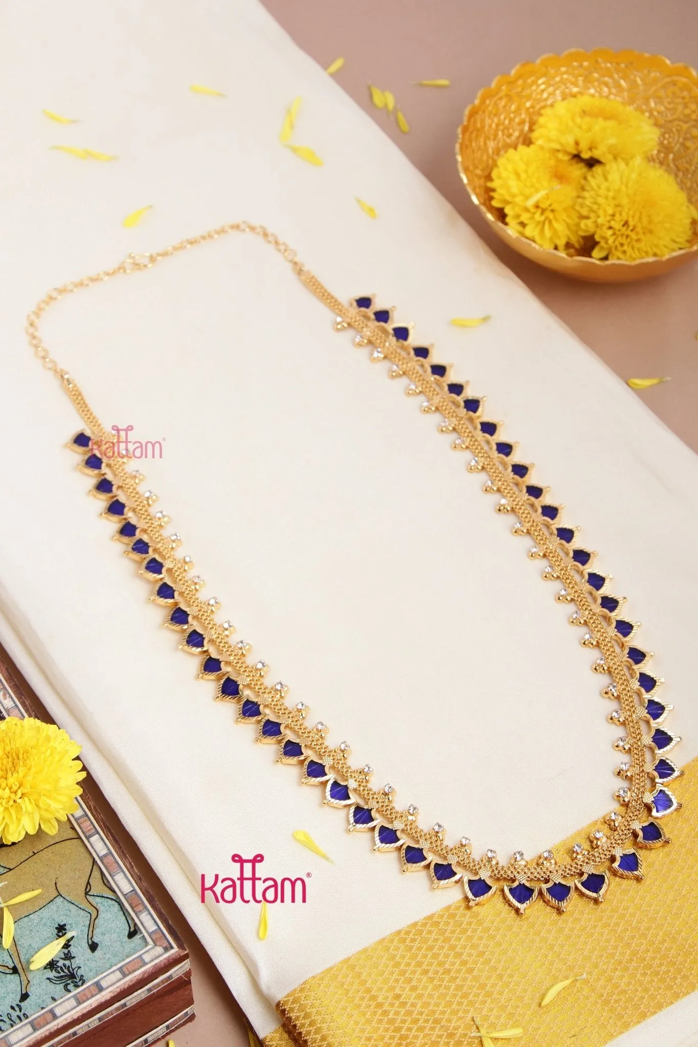 Blue Palakka Haram ( No Earrings )