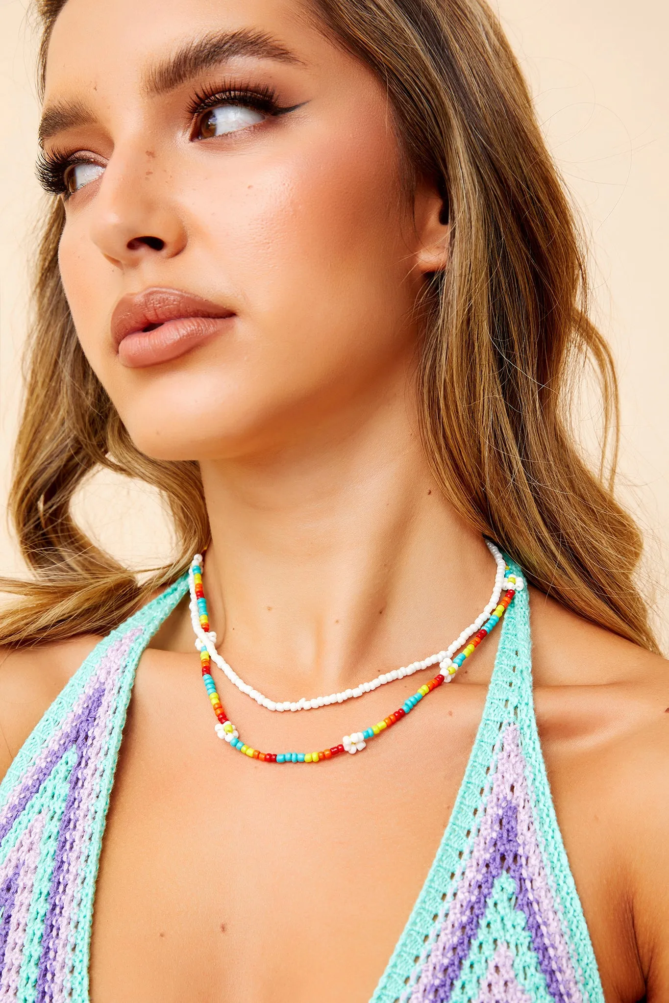 Came Back With Rainbows Necklace - Rainbow
