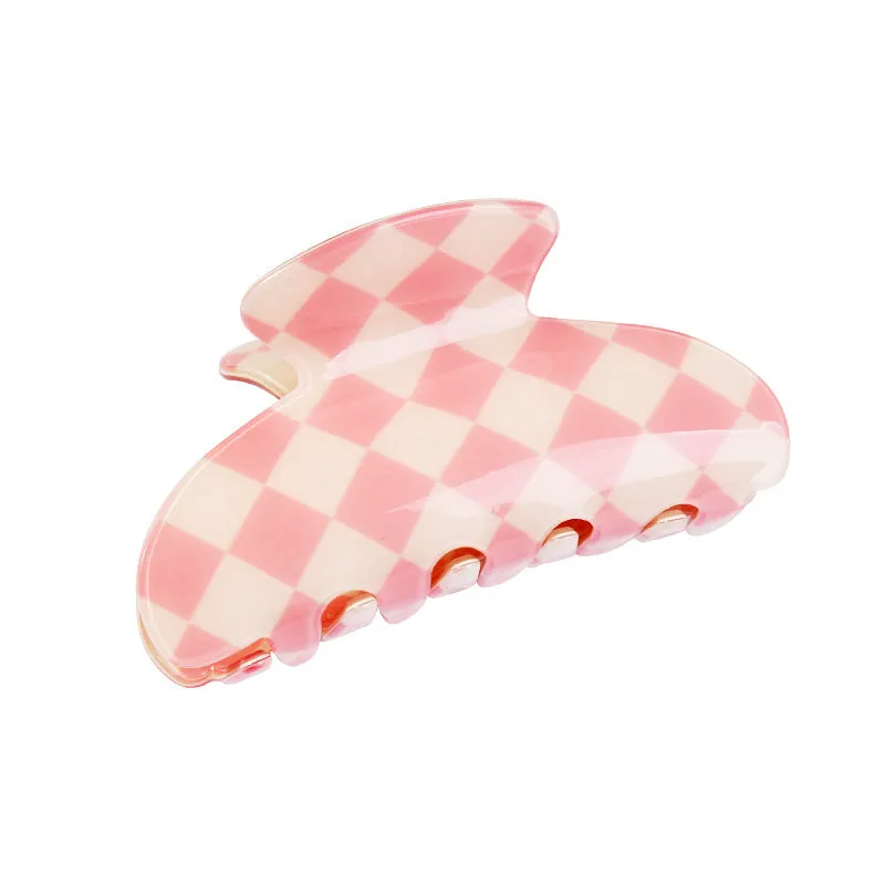 Checkerboard Claw Clip