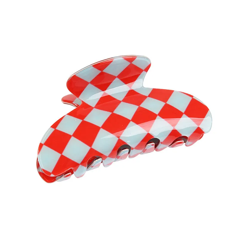 Checkerboard Claw Clip