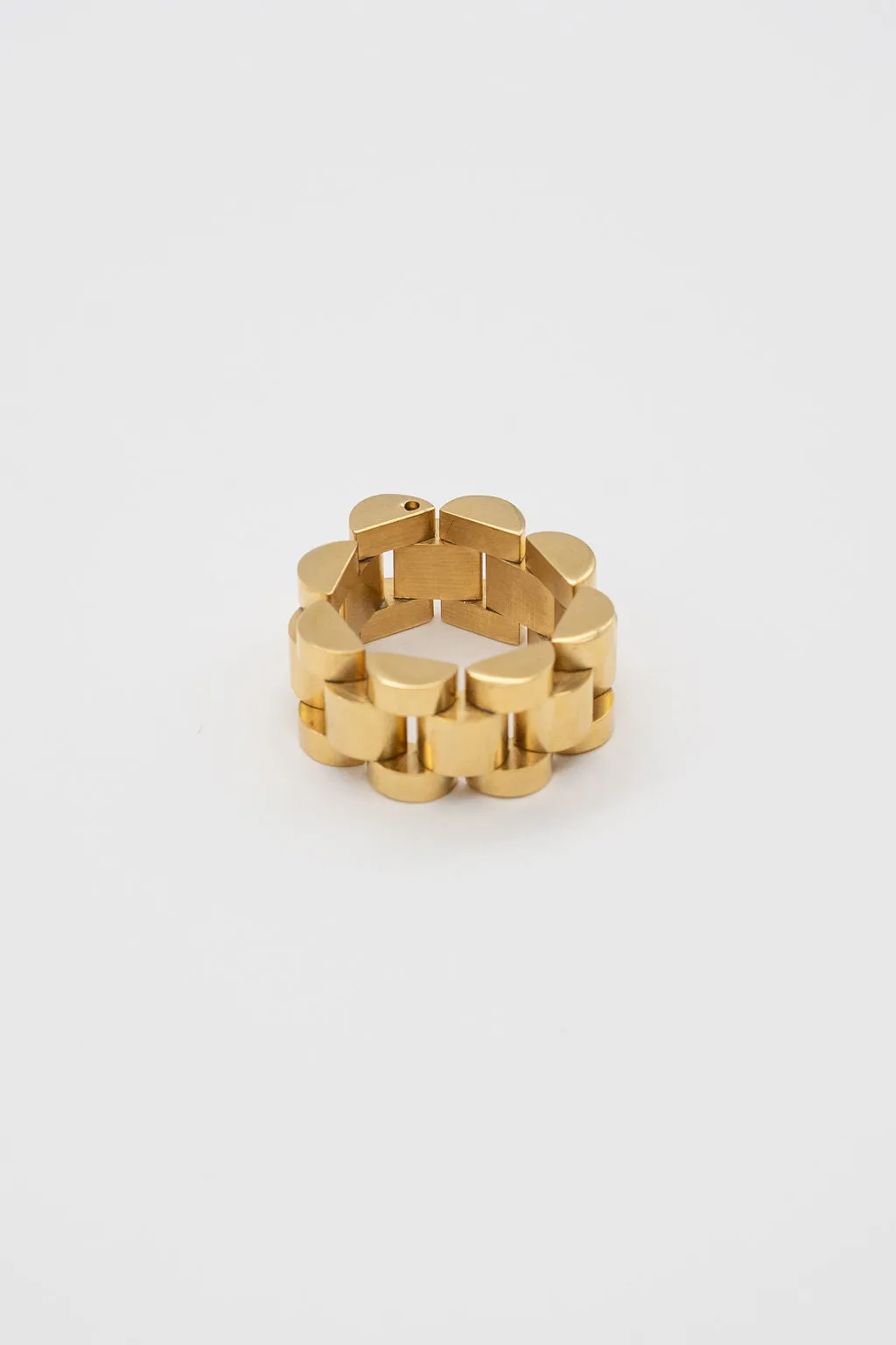 Gold Watch Band Ring