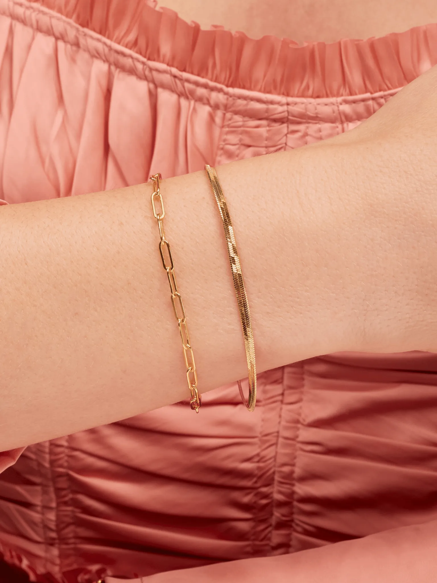 Herringbone Snake Bracelet