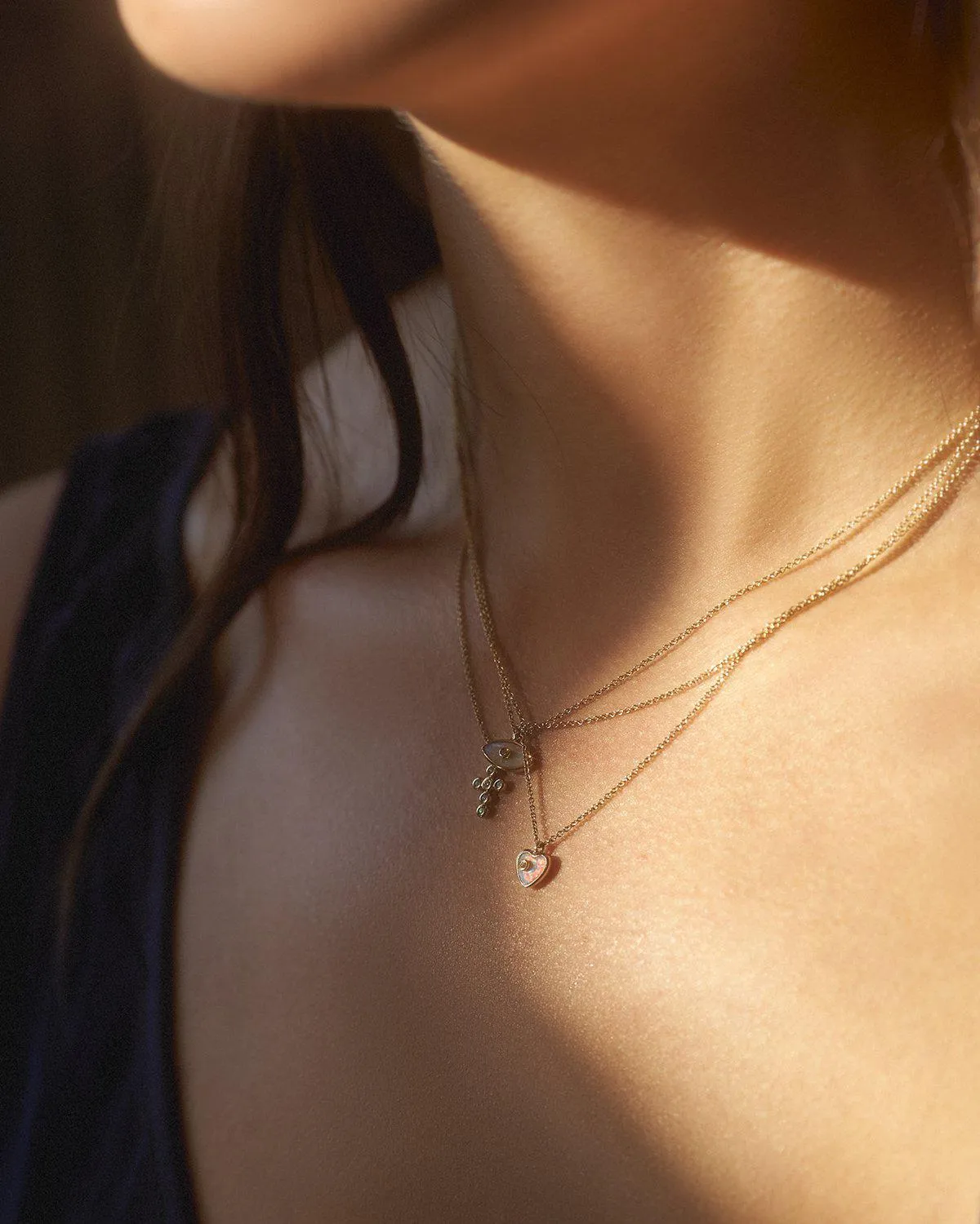 Inlay Heart Pendant
