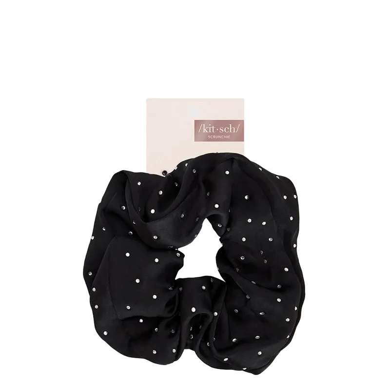 KITSCH | Satin Rhinestone Brunch Scrunchie