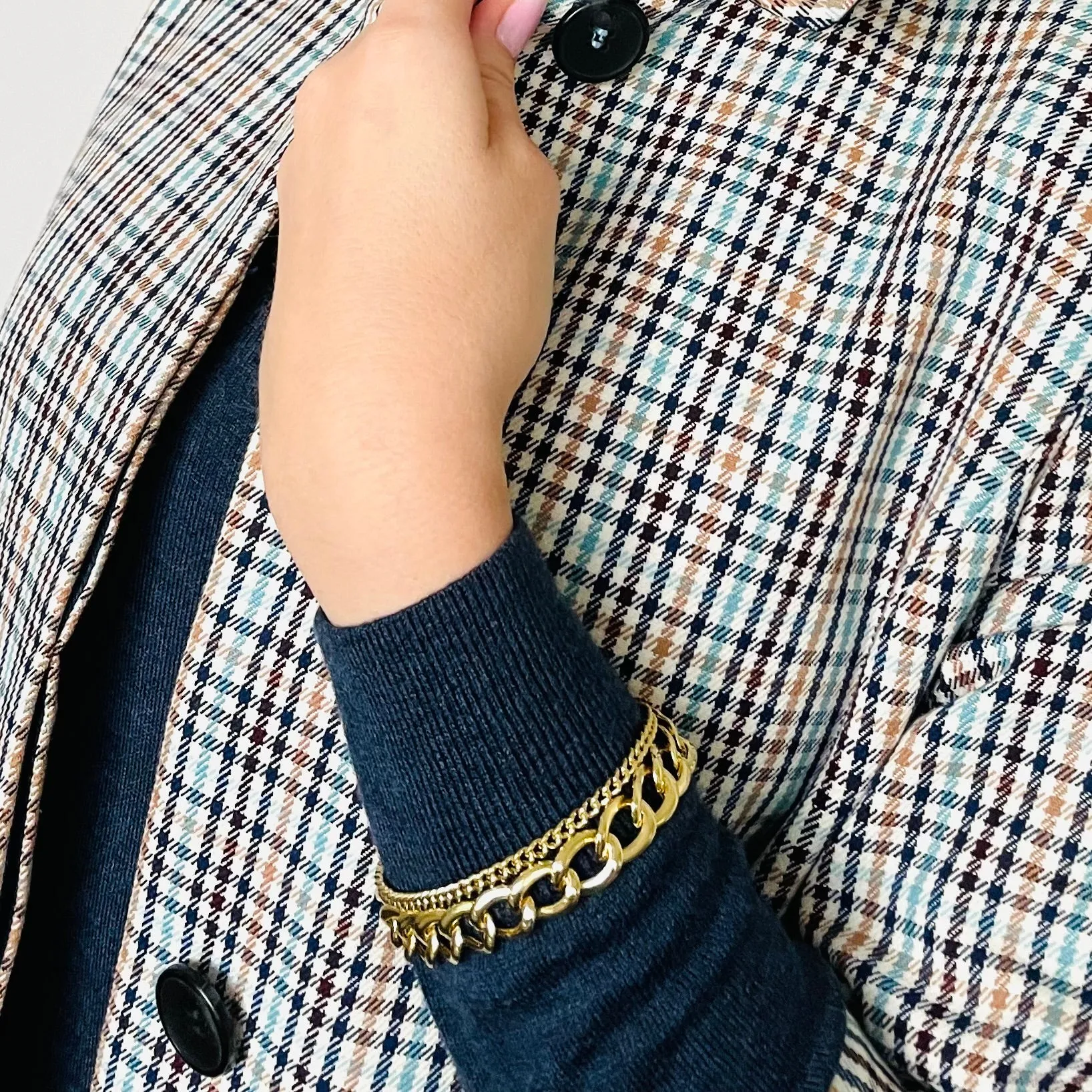 Large Curb Chain Bracelet