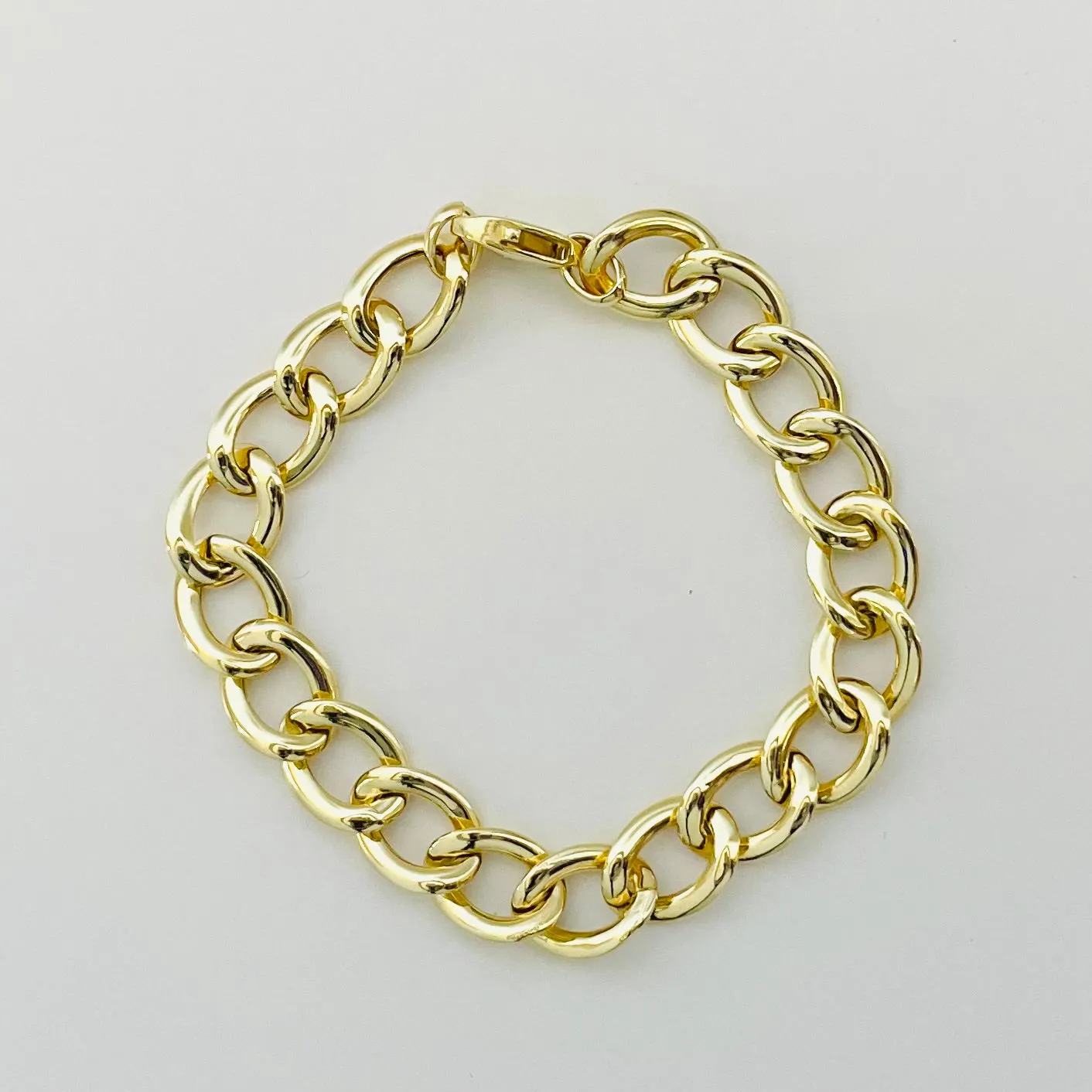 Large Curb Chain Bracelet