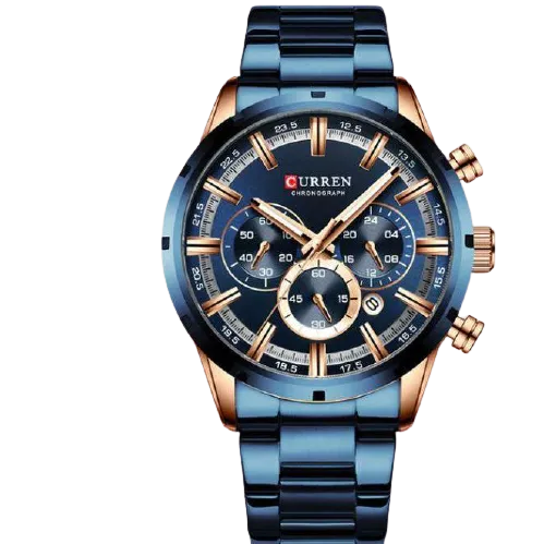Men Waterproof Military Stainless Steel Wrist Watch