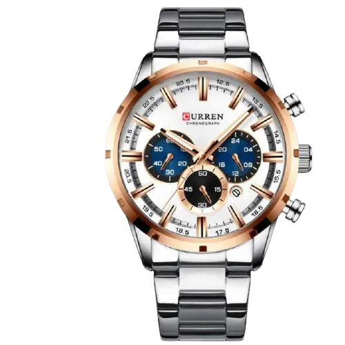 Men Waterproof Military Stainless Steel Wrist Watch