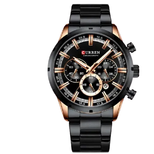 Men Waterproof Military Stainless Steel Wrist Watch
