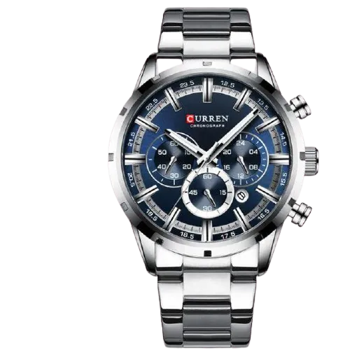 Men Waterproof Military Stainless Steel Wrist Watch