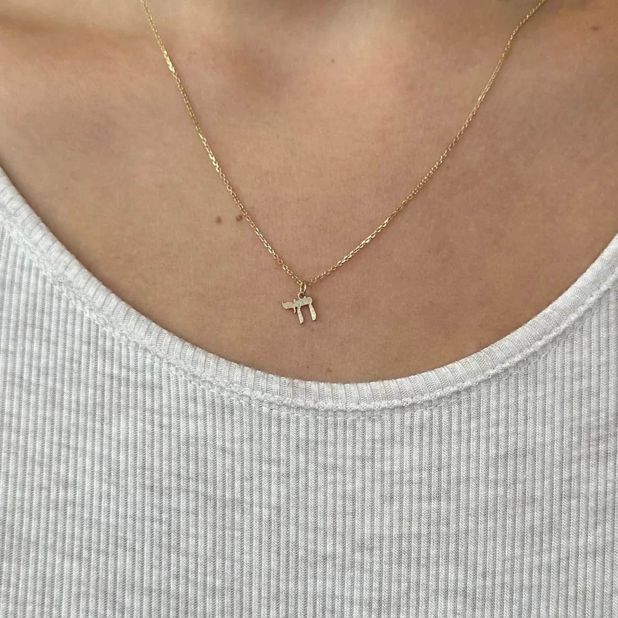 Mini Chai Charm | Sterling Silver