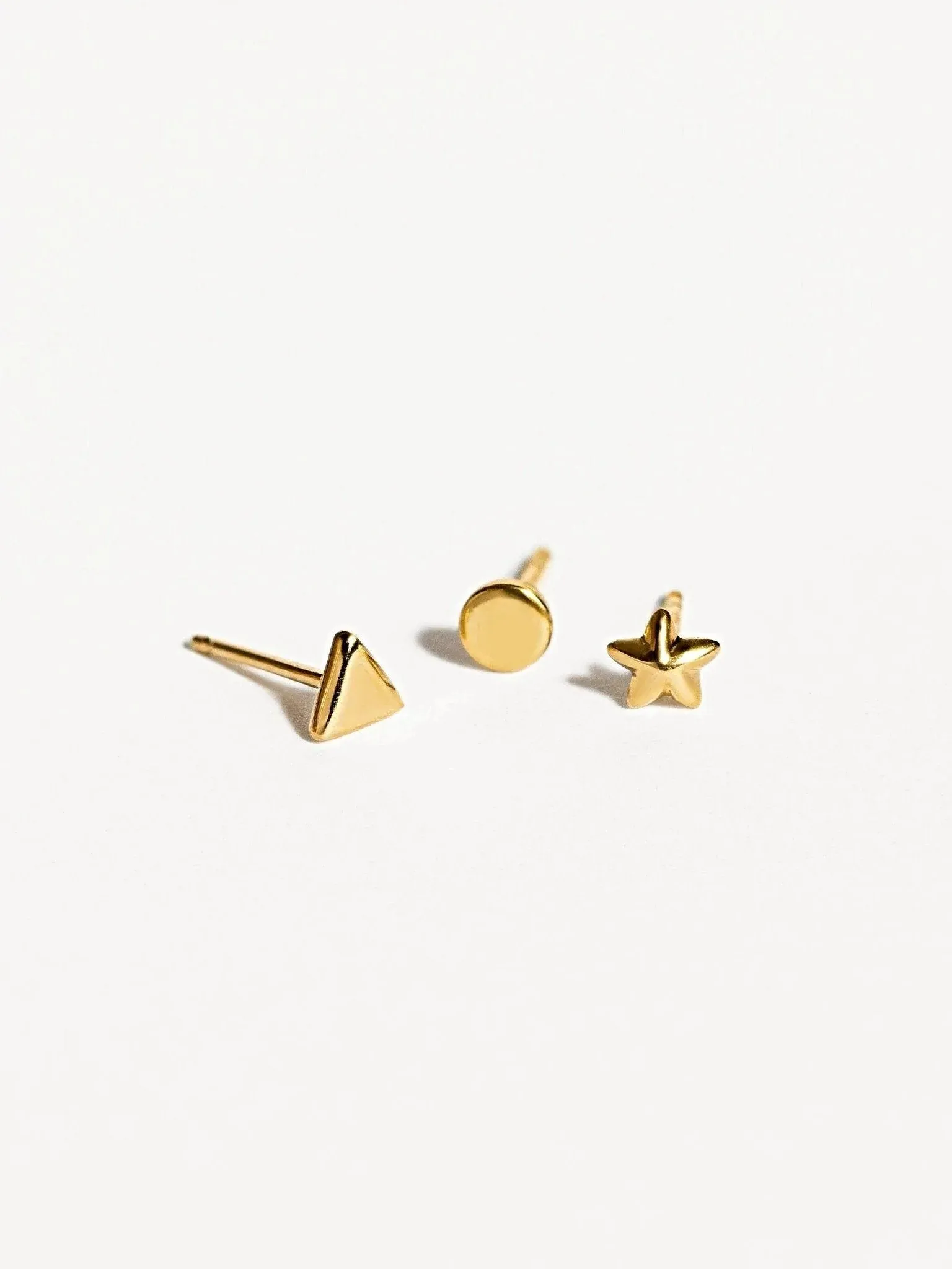 Peg Geometric Stud Earring