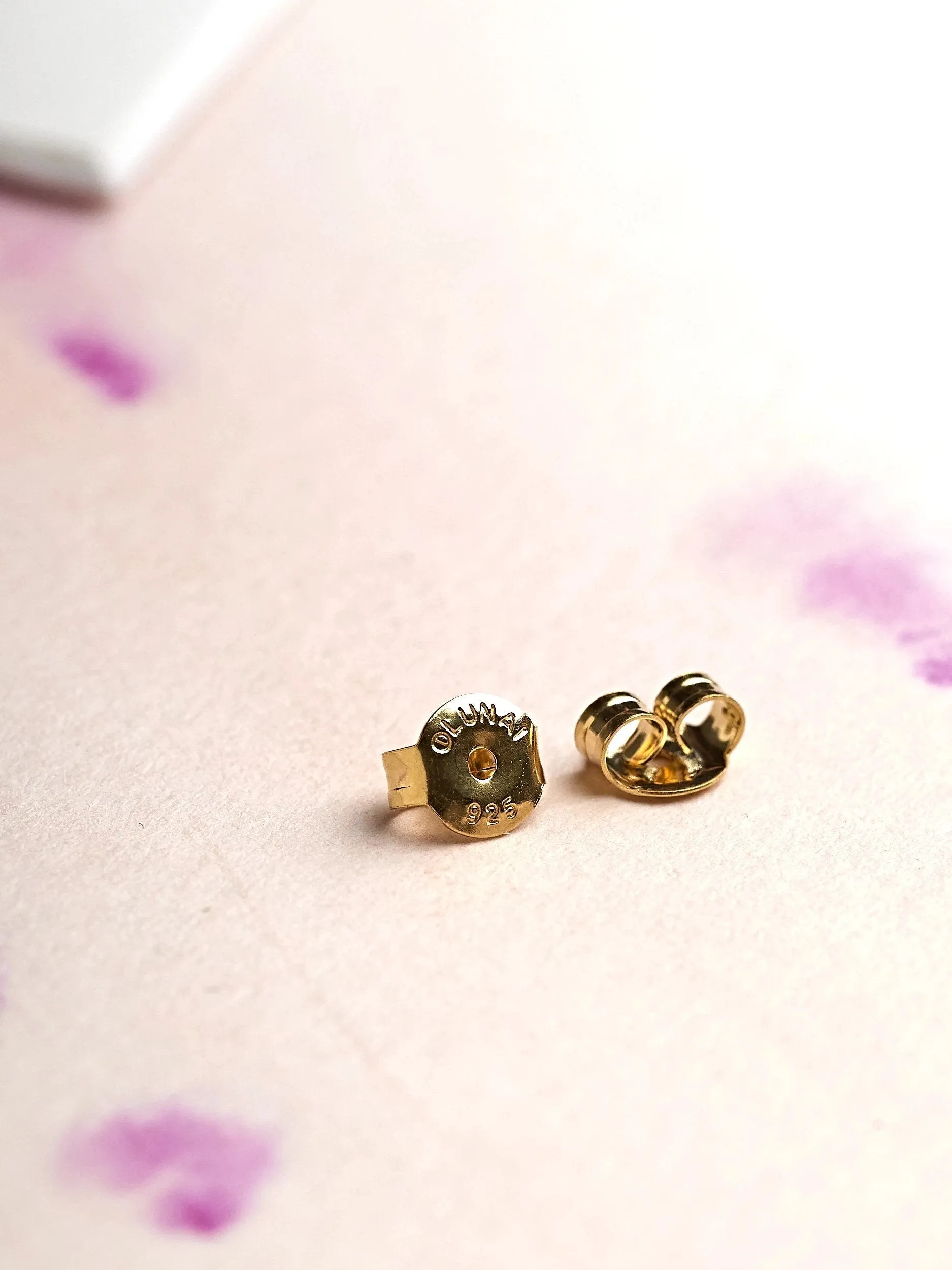 Peg Geometric Stud Earring