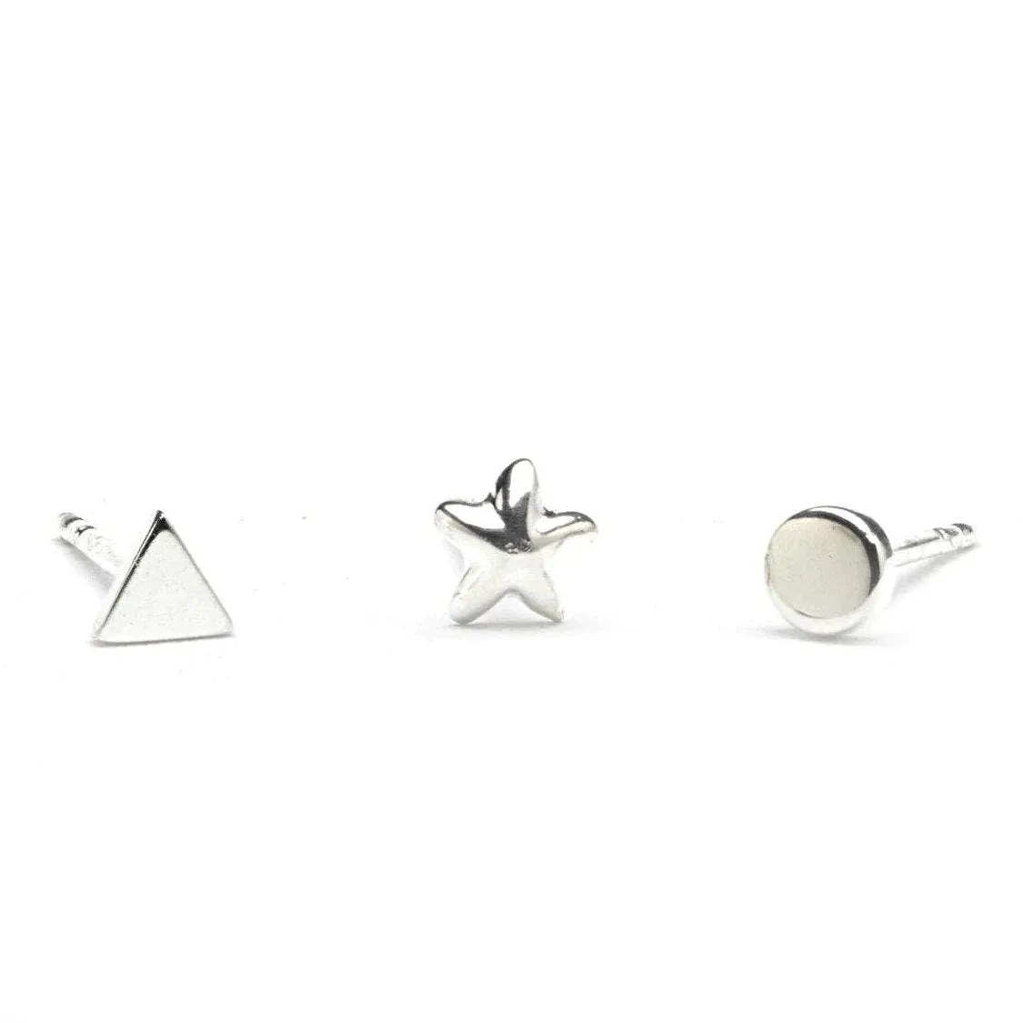 Peg Geometric Stud Earring