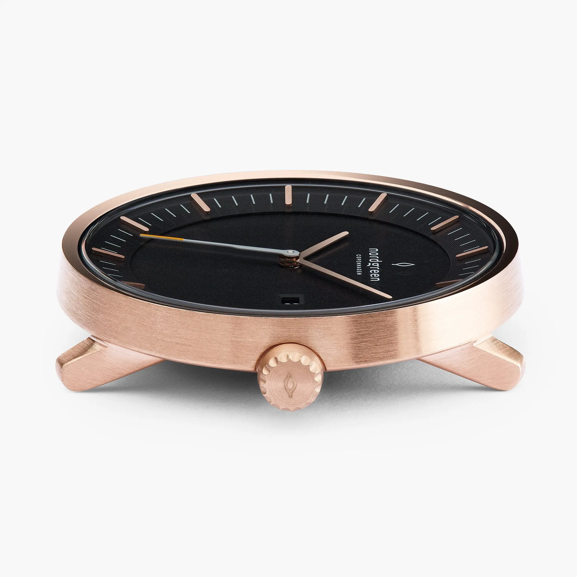 Philosopher | Black Dial - Dark Brown Leather
