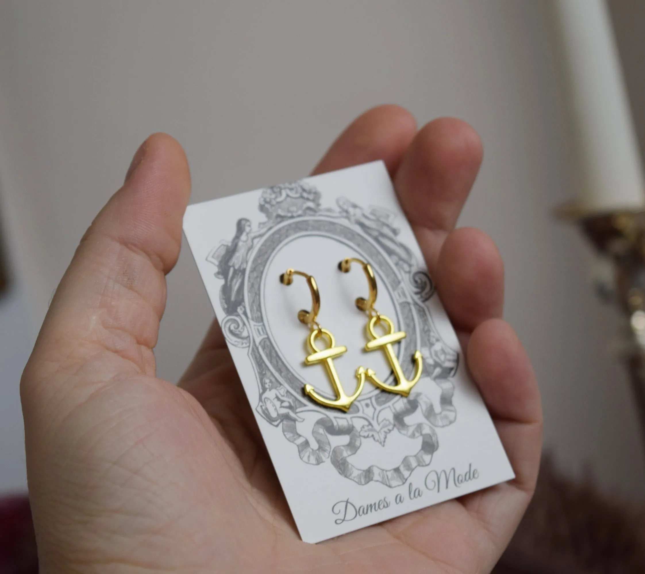 Regency Anchor Earrings