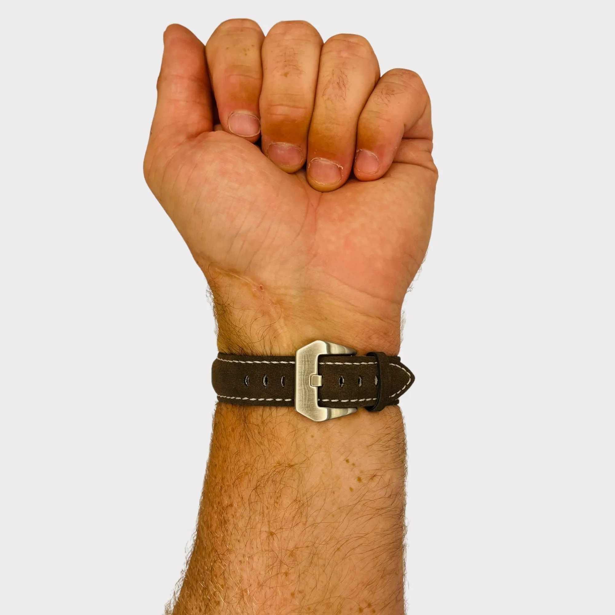Retro Leather Straps Compatible with the Brew Watch  Retrograph & 8-Bit Brew