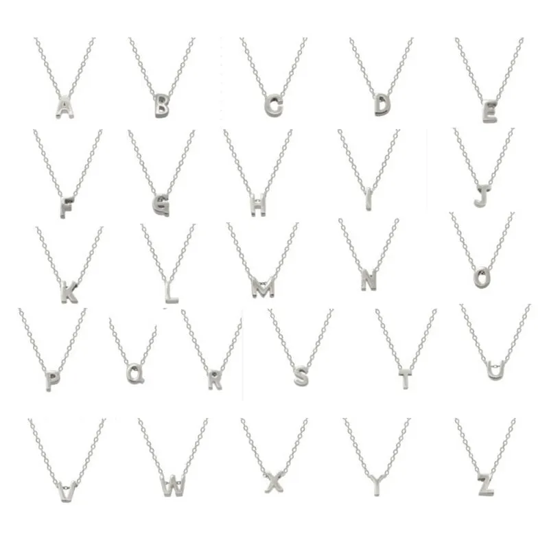 Sterling Letters Necklace For Women