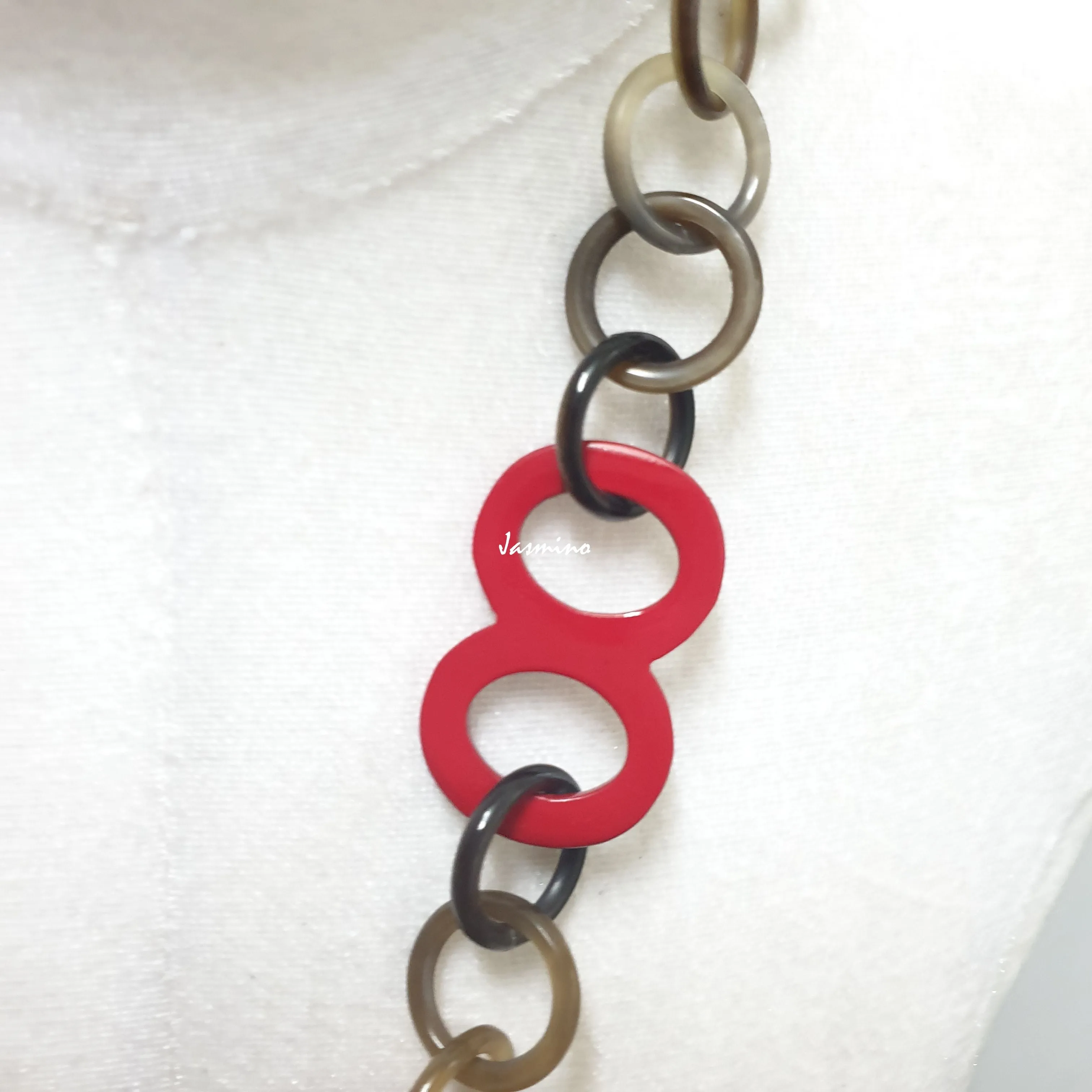 Stunning Handmade Buffalo Horn Necklace J18183, Made by Natural Material