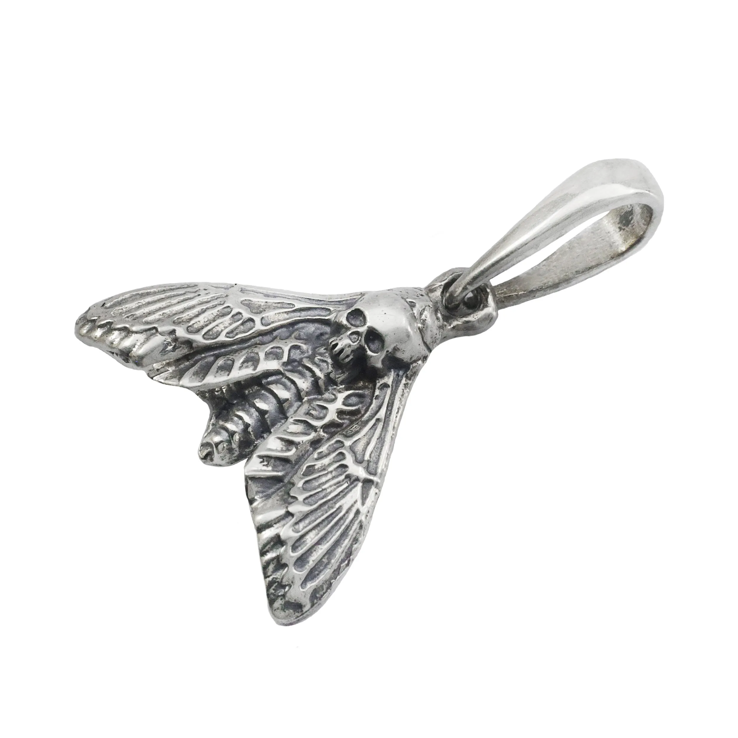 The Immortal Butterfly Skull Women Sterling Silver 925 Pendant