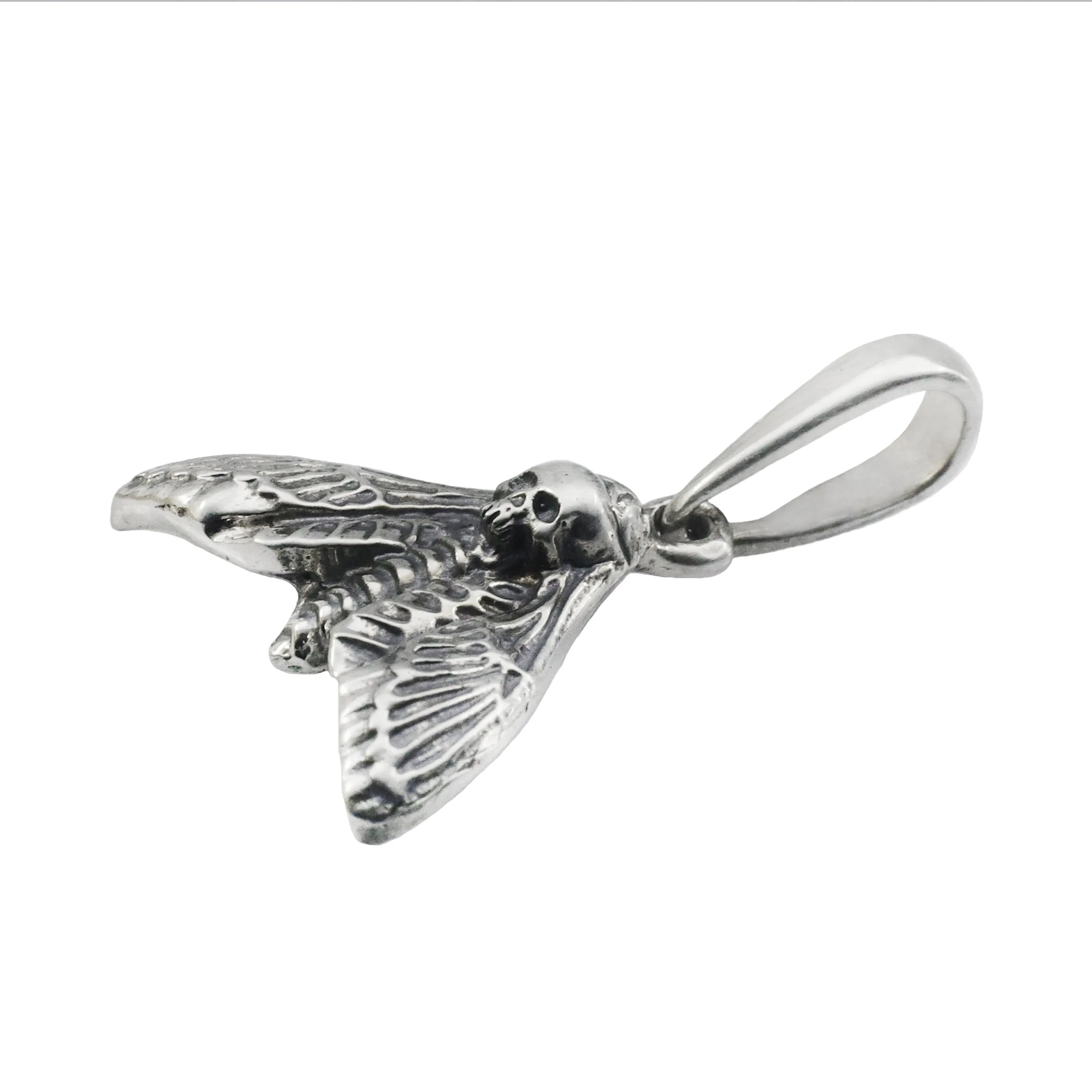 The Immortal Butterfly Skull Women Sterling Silver 925 Pendant
