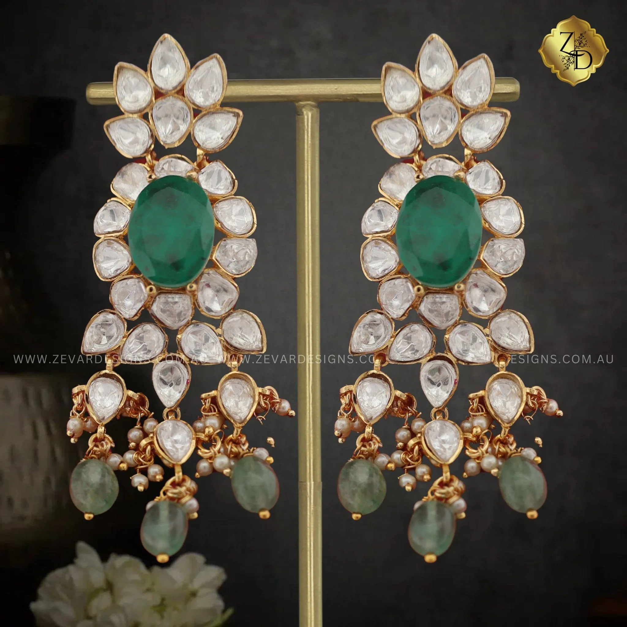 ‘Tyaani’ inspired Moissanite & Doublet Choker Set