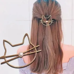 Whiskered Hair Pin (2pcs)